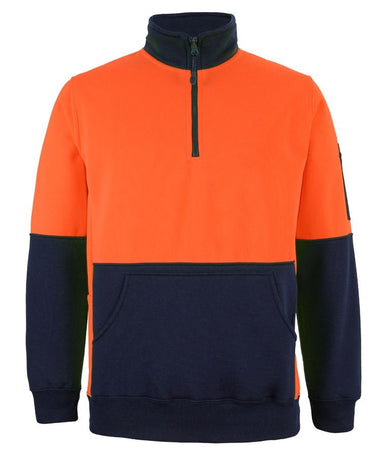 JB's HV 330G 1/2 ZIP FLEECE - Kiwi Workgear